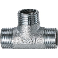 Изображение товара Тройник FAR 1/2" НР, хромированный