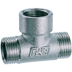 Изображение товара Тройник FAR 1/2'' НР-ВР-НР хромированный для систем водоснабжения