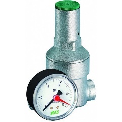 Изображение товара Редуктор давления FAR 3/4" (ВР-ВР) хромированный с манометром