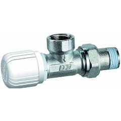 Изображение товара Вентиль FAR термостатический угловой с горизонтальной буксой 1/2"ВР