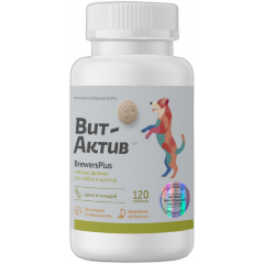 Изображение товара Питательная добавка для собак Вит-Актив BrewersPlus 120 таб ФАРМАКС