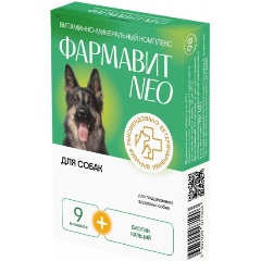 Изображение товара Витаминный комплекс Фармавит NEO для собак, 90 таб