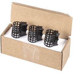 Изображение товара T Набор металлических фидерных кормушек FC M1 БЫСТРОЕ ВСПЛЫТИЕ РЕКА 80г 100г 120г, 3шт.