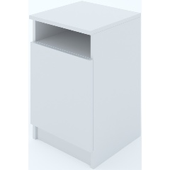 Изображение товара Тумба ФЕЛИКС прикроватная 35x35x55 Белый шагрень