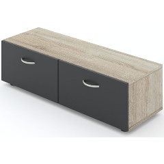 Изображение товара Тумба под ТВ ФЕЛИКС 102х35х29 Дуб Сонома Антрацит стильная и практичная