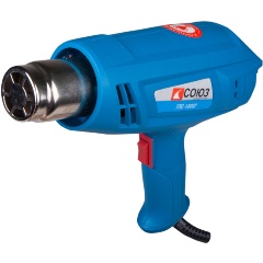 Изображение товара Фен технический СОЮЗ 1800 Вт, 2 ступени, 2 насадки