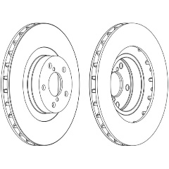 Изображение товара Диск тормозной передний FERODO для SUBARU Forester Impreza Legacy Outback