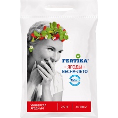 Изображение товара Удобрение гранулированное FERTIKA УНИВЕРСАЛ ЯГОДНЫЙ/ 2,5кг