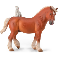 Изображение товара Фигурка Collecta 88916b Лошадь с кошкой XL для детей