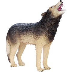 Изображение товара Фигурка KONIK AMW2106 Волк воющий детская коллекционная игрушка