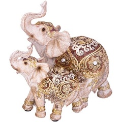 Изображение товара Фигурка LEFARD "слоны" 15,5х10х16 см (79-221)