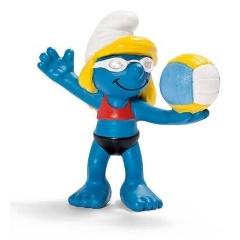 Изображение товара Фигурка Schleich Смурфетта пляжная волейболистка 20738 детский подарок коллекция