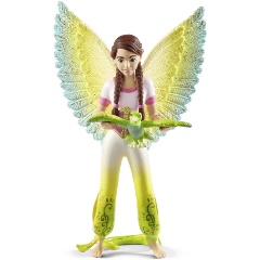 Изображение товара Фигурка SCHLEICH 70584 Эльф Сурах и попугай Куак - детальная игрушка для коллекции