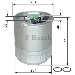 Изображение товара Фильтр топливный BOSCH для MERCEDES C W203 SPRINTER G-CLASS N2056