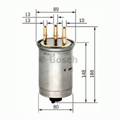 Изображение товара Топливный фильтр BOSCH 0450906508 для FORD Mondeo Focus и аналогов