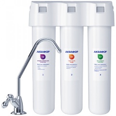 Изображение товара Фильтр для воды под мойку АКВАФОР Кристалл Н, очистка и умягчение жесткой воды
