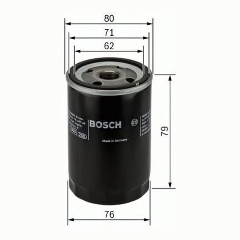 Изображение товара Фильтр масляный BOSCH 0451102056 (P 2056)