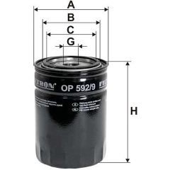 Изображение товара Фильтр масляный FILTRON OP592/9