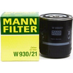 Изображение товара Масляный фильтр MANN-FILTER W 930/21 для авто высокая фильтрующая способность