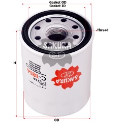 Изображение товара Фильтр масляный SAKURA C-1814