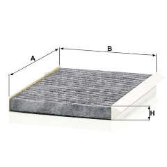 Изображение товара Фильтр салонный угольный MANN-FILTER CUK 2532