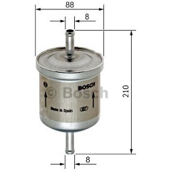 Изображение товара Фильтр топливный BOSCH для VOLVO S80 (00-06), 0450905908 (F 5908)