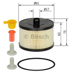 Изображение товара Фильтр топливный BOSCH для FORD Focus PEUGEOT 307, 308, 407 (TDI), 1457431723