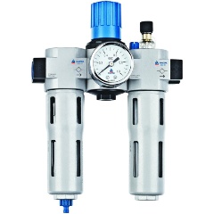 Изображение товара Фильтр влагоотделитель МАСТАК 690-51 с редуктором и лубрикатор 3/4", 16 бар