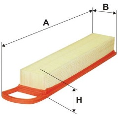 Изображение товара Фильтр воздушный FILTRON AP058/8 для PEUGEOT 207, 208 (12-) CITROEN C3, C4 (08-)