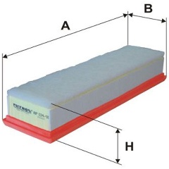 Изображение товара Фильтр воздушный FILTRON AP134/10 для LADA Largus RENAULT Logan (12-) (8кл.)