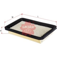 Изображение товара Фильтр воздушный SAKURA A1717 для Ford Mazda Chrysler 257x165x40 мм