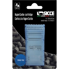 Изображение товара Фильтрующий материал для фильтра Sicce MIСRON уголь+губка HYPERCARBO 1шт /картридж (67645)