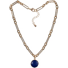 Изображение товара Колье FIORE LUNA NATURAL LAPIS регулируемое из гипоаллергенного сплава