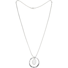 Изображение товара Колье FIORE LUNA WHITE OPAL 70 см из гипоаллергенного сплава с натуральным опалом