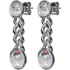 Изображение товара Серьги FIORE LUNA AB для женщин с кристаллами бижутерный сплав