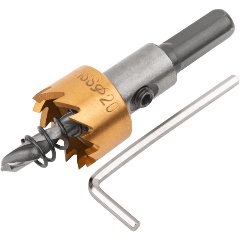 Изображение товара Коронка кольцевая по металлу FIT, HSS сталь, титановое покрытие 20 мм