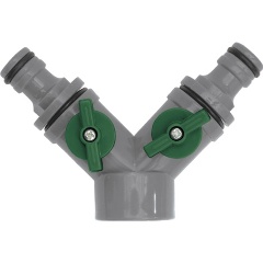 Изображение товара Распределитель 2-х канальный пластиковый 3/4" FIT 77425