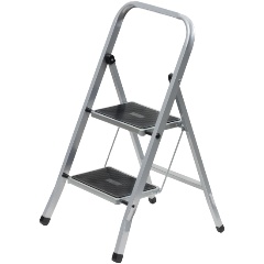 Изображение товара Лестница-стремянка FIT стальная, 2 широкие ступени, 65381