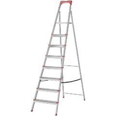 Изображение товара Лестница-стремянка FIT стальная, 8 ступеней, 65336