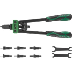 Изображение товара Заклепочник силовой двуручный FIT Профи для резьбовых заклепок М3-М10 (350 мм)