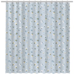 Изображение товара Штора для ванной Fixsen Garden FX-1509 голубая водоотталкивающая комфортная