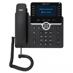 Изображение товара IP Телефон Флат Flat-Phone-B10 черный