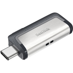 Изображение товара USB флешка 32Gb Sandisk Ultra Dual USB 3.1 Gen 1/ USB Type-C 3.1 Gen 1 (150/30 Mb/s)