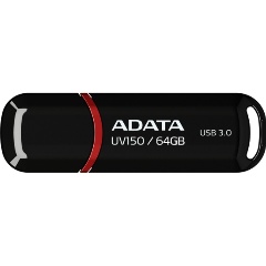 Изображение товара USB флешка ADATA UV150 64Gb black USB 3.1