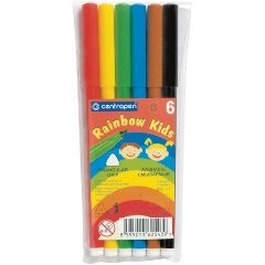 Изображение товара Фломастеры Centropen "Rainbow Kids", 06 цветов, ПВХ уп.