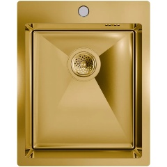 Изображение товара Кухонная мойка FLORACIO Steel F.4151.GD, золото матовое