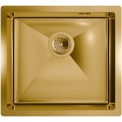 Изображение товара Кухонная мойка FLORACIO Steel F.4844.GD, золото матовое