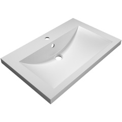 Изображение товара Раковина Florentina Анита 75 мебельная прямоугольная из искусственного камня