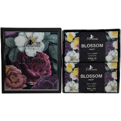 Изображение товара Набор парфюмированного мыла FLORINDA Blossom blue Черные цветы 200 г 2 шт