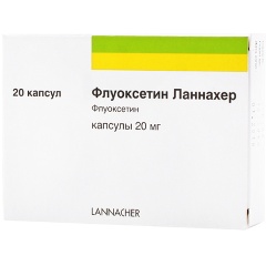 Изображение товара Лекарственное средство Флуоксетин ланнахер капс. 20мг №20 (LANNACHER HEILMITTEL)